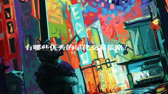 有哪些优秀的量化交易策略？